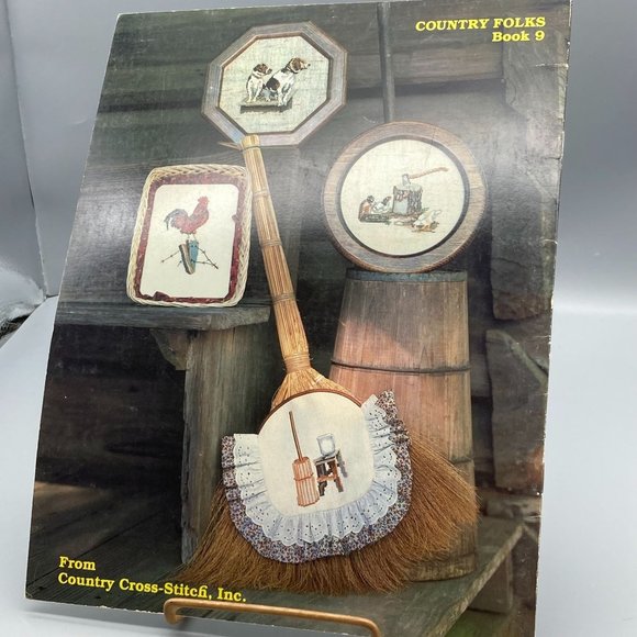 Vintage Cross Stitch Patterns, Country Folks by Joyce Bailey, 1982 Country Cross - Picture 2 of 2